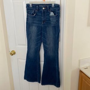 American Eagle super stretch high rise artist jeans